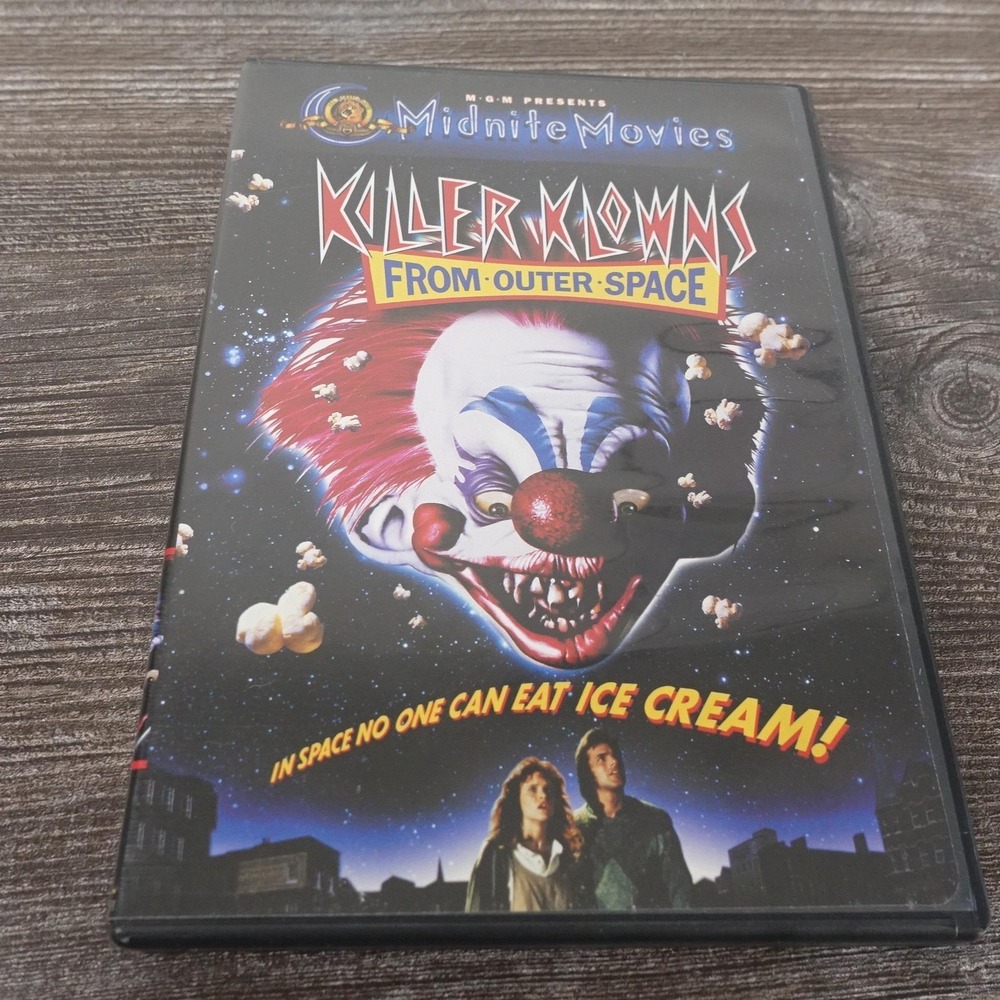 Vintage Killer Klowns From Outer Space DVD MGM Home Entertainment Color NTSC